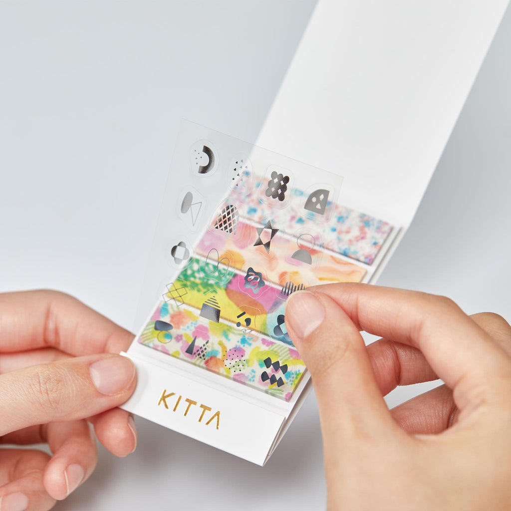 KING JIM KITTA Collage Design Stickers