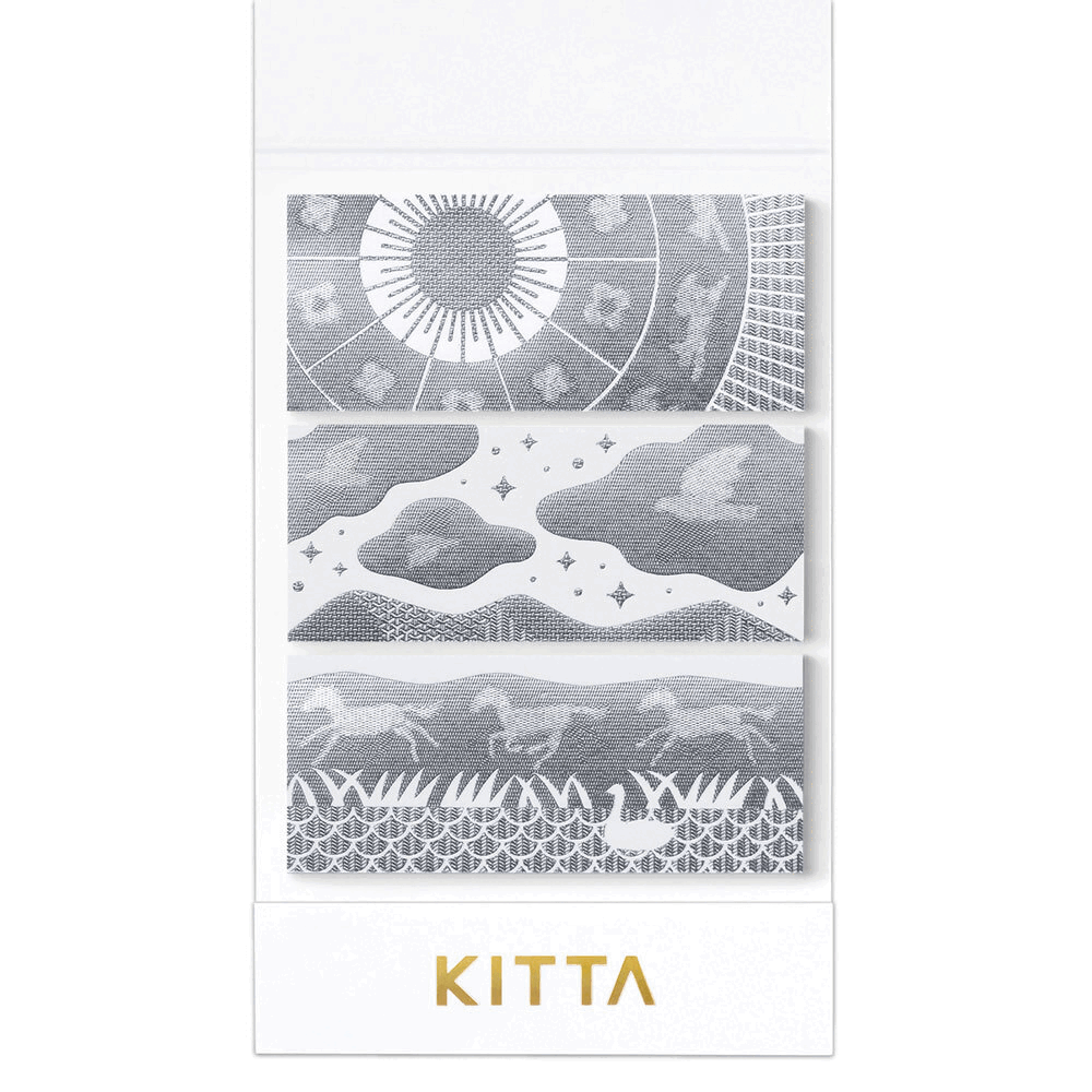 KING JIM KITTA Motion Foil Washi Stickers