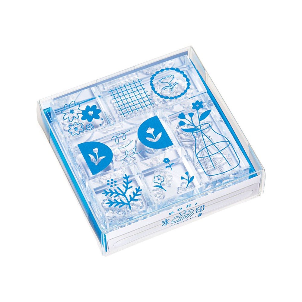 KING JIM Kori Jirushi Clear Stamps Set - (Pack of 6)
