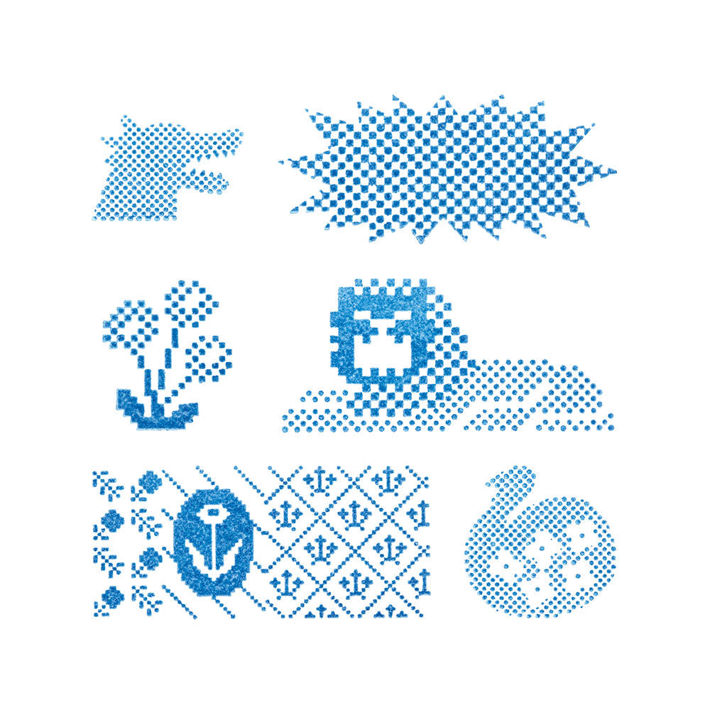 KING JIM Kori Jirushi Clear Stamps Set - (Pack of 6)
