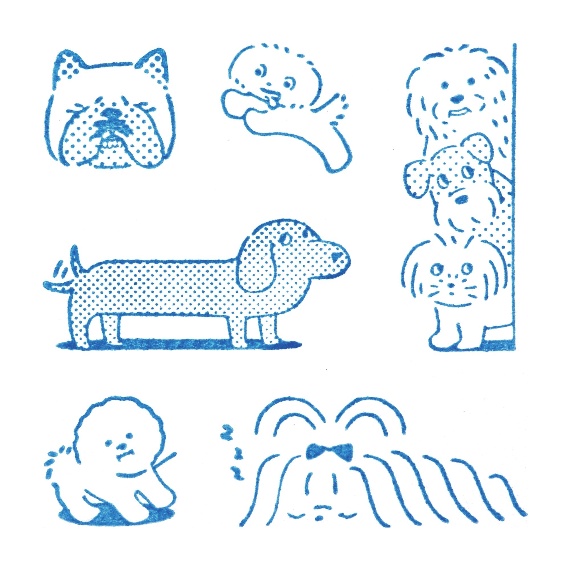 KING JIM Kori Jirushi Clear Stamp – Vol. 2 (Pack of 6)