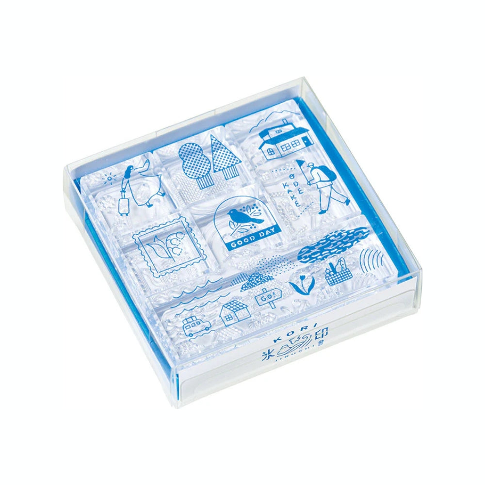 KING JIM Kori Jirushi Clear Stamp – Vol. 2 (Pack of 6)