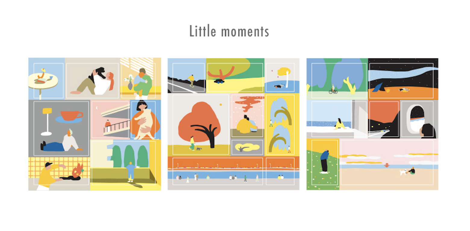 Livework Little Things Square Paper Stickers – Little Moments