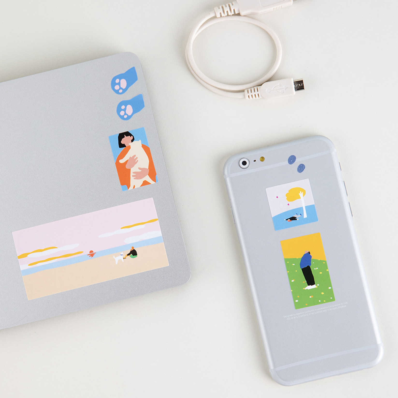 Livework Little Things Square Paper Stickers – Little Moments