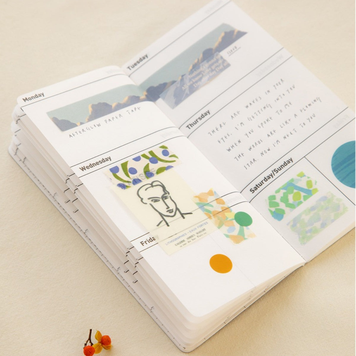 Livework Afterglow Nature Design Papertape