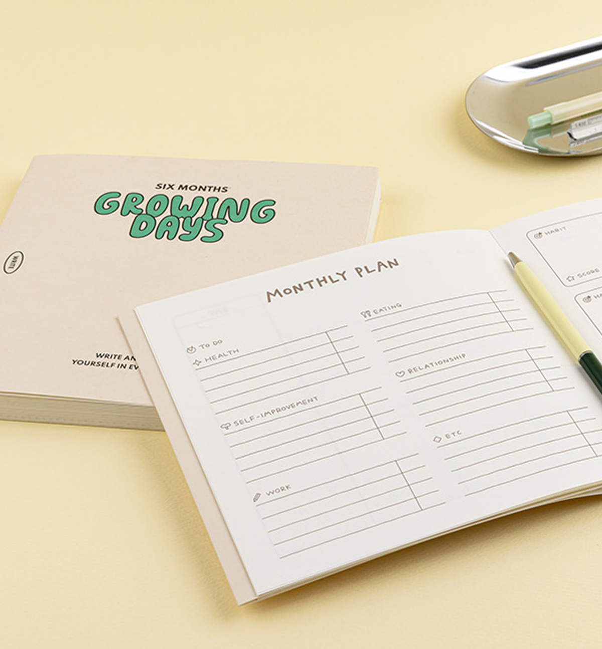 Livework Growing Days Weekly Planner