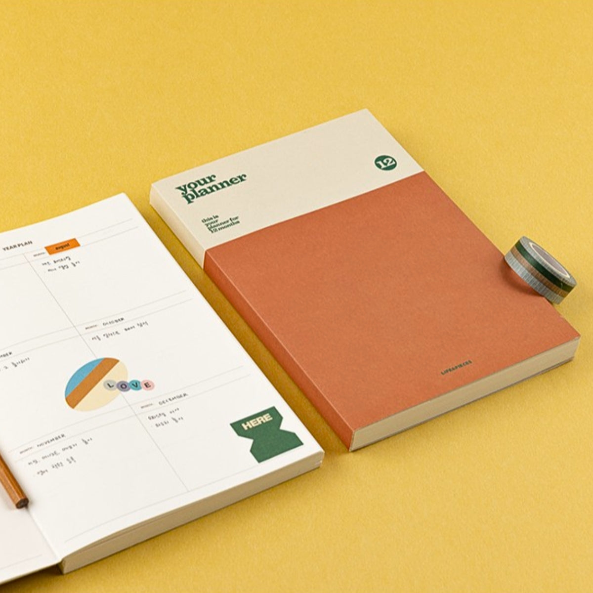 Livework LIFE & PIECES 12 Month Undated Planner
