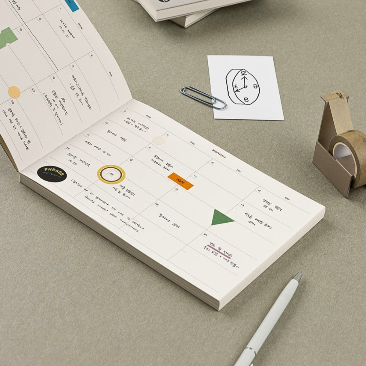 Livework LIFE & PIECES 52 Week Pastel Colour Planner