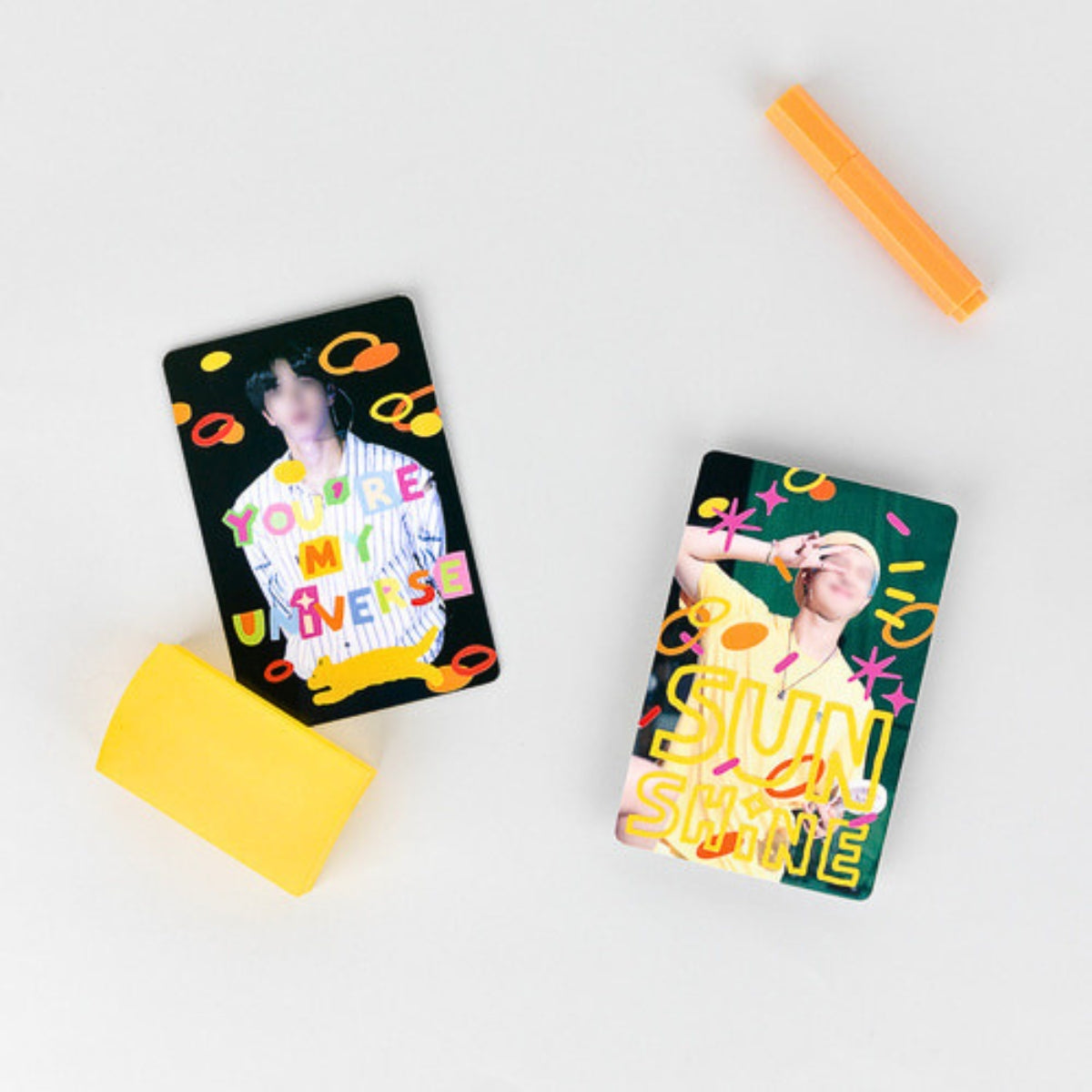 Livework Little Things Cutting Colour Typo Removable Sticker Pack – 8 Sheets