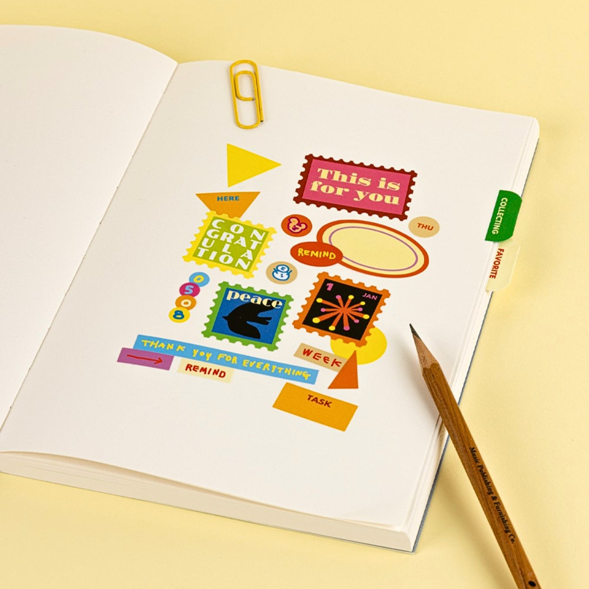 Livework Little Things Retro Label Sticker Pack