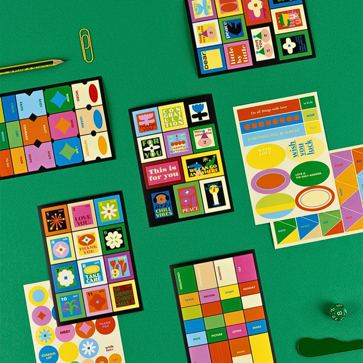 Livework Little Things Retro Label Sticker Pack