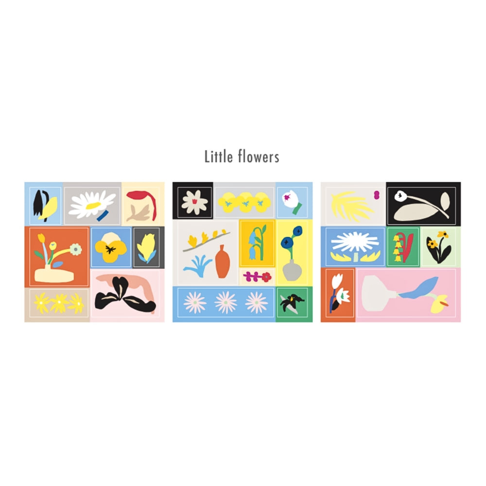 Livework Little Things Square Stickers Little Flowers (3 Sheets)