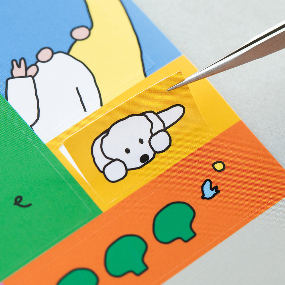 Livework Littlethings Drawing Square Sticker Pack (8 Sheets)