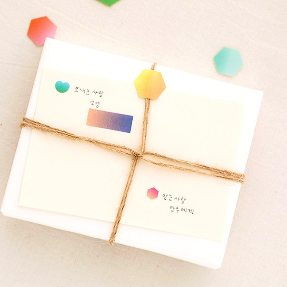 Livework Som Som Colourful Geometric Shapes Sticker Set