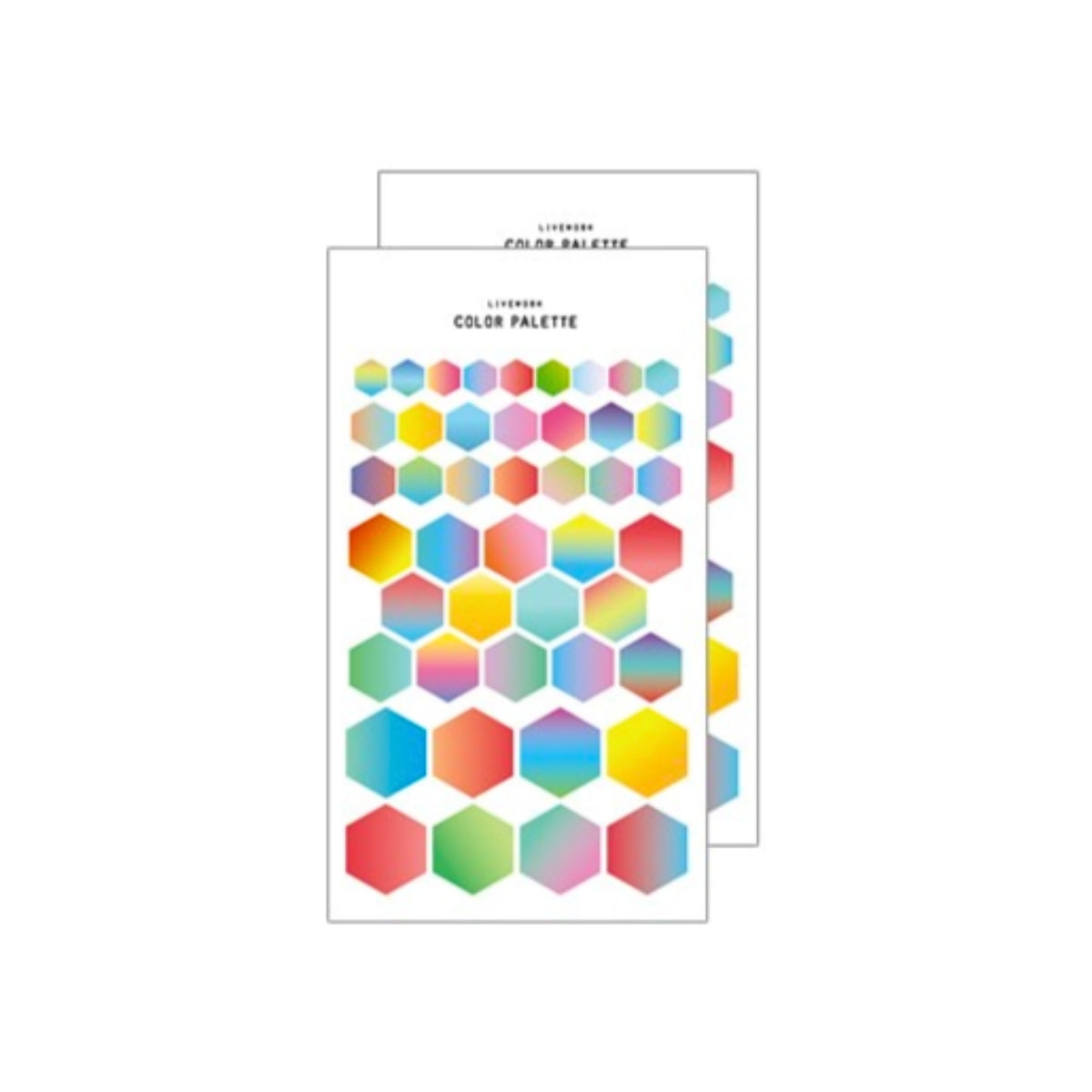 Livework Som Som Colourful Geometric Shapes Sticker Set