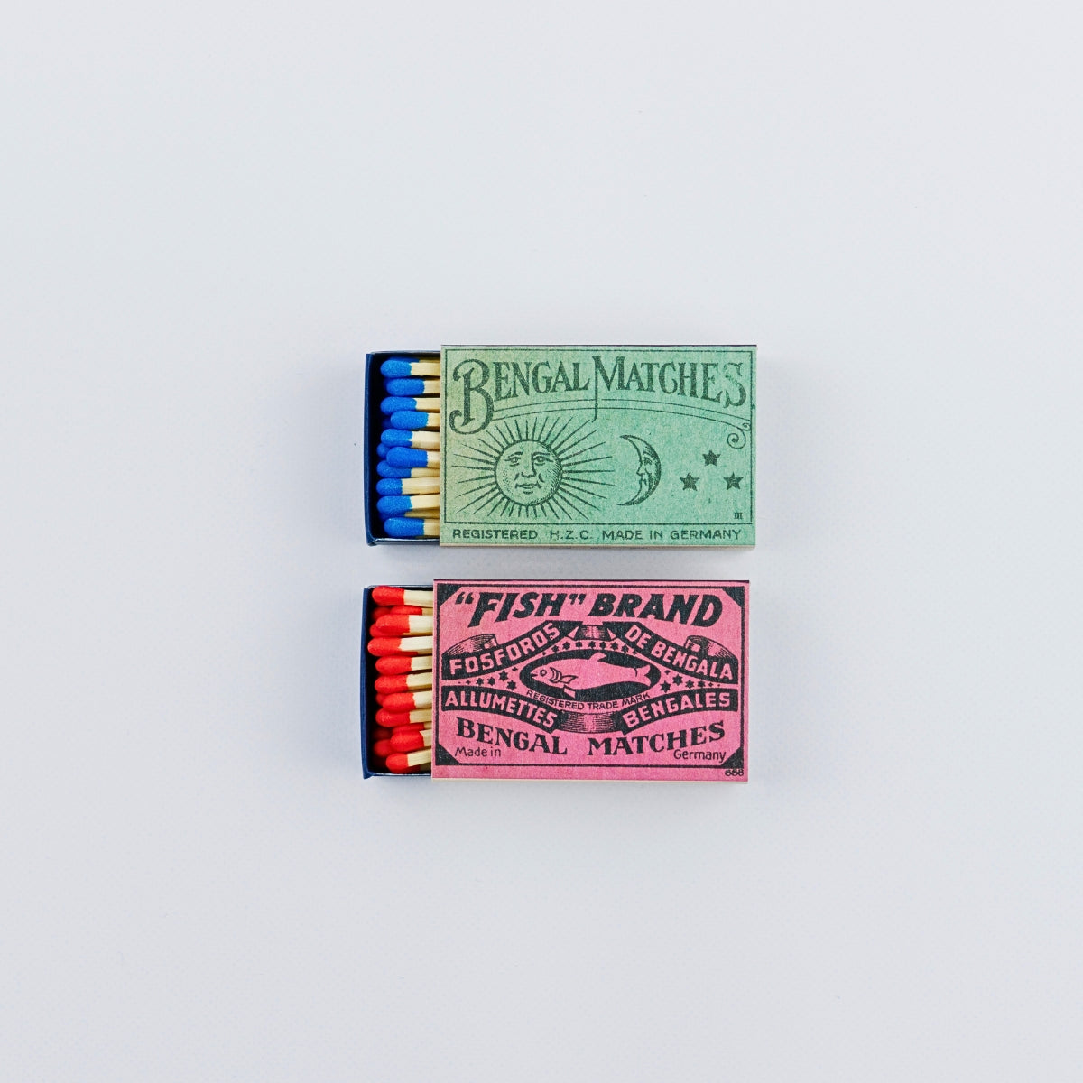 MDF Assorted Retro Matches - Mariner’s Box - Trade Pack of 6 Units