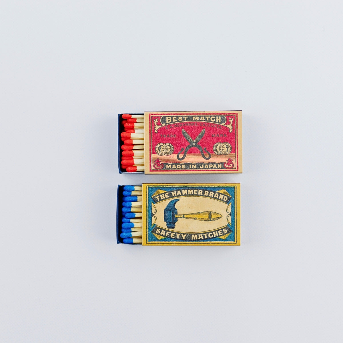 MDF Assorted Retro Matches - Rust & Shine - Trade Pack of 6 Units