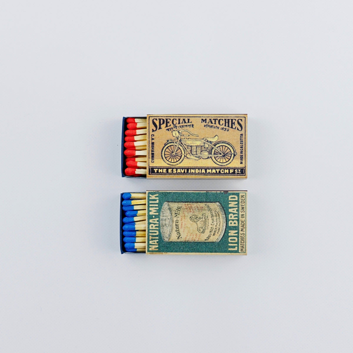 MDF Assorted Retro Matches - Rust & Shine - Trade Pack of 6 Units