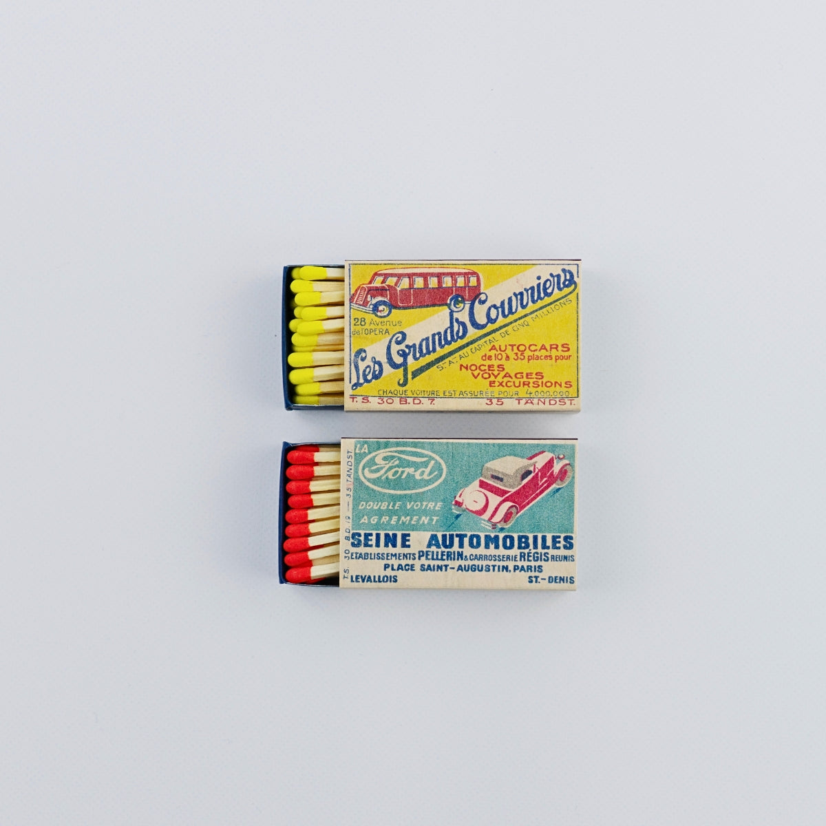 MDF Assorted Retro Matches - Rust & Shine - Trade Pack of 6 Units