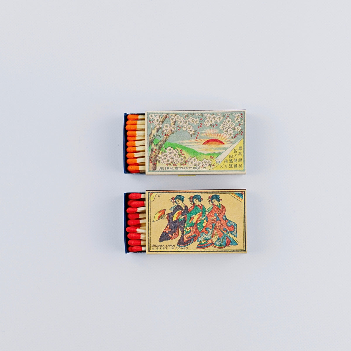 MDF Assorted Retro Matches - The Spirit of Japan - Trade Pack of 6 Units
