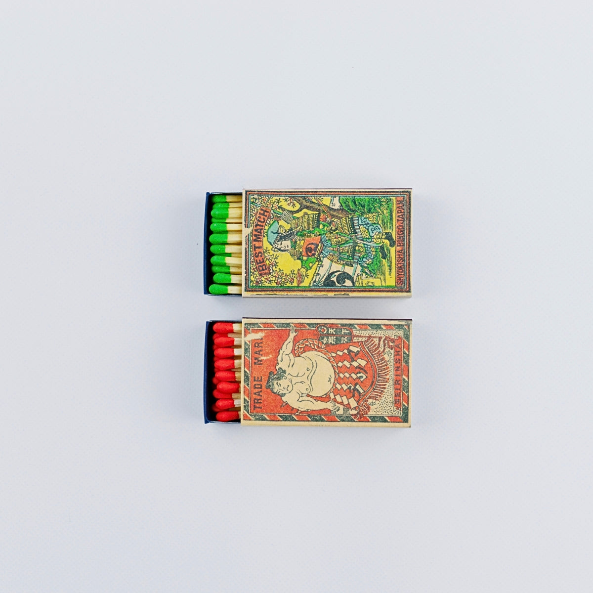 MDF Assorted Retro Matches - The Spirit of Japan - Trade Pack of 6 Units