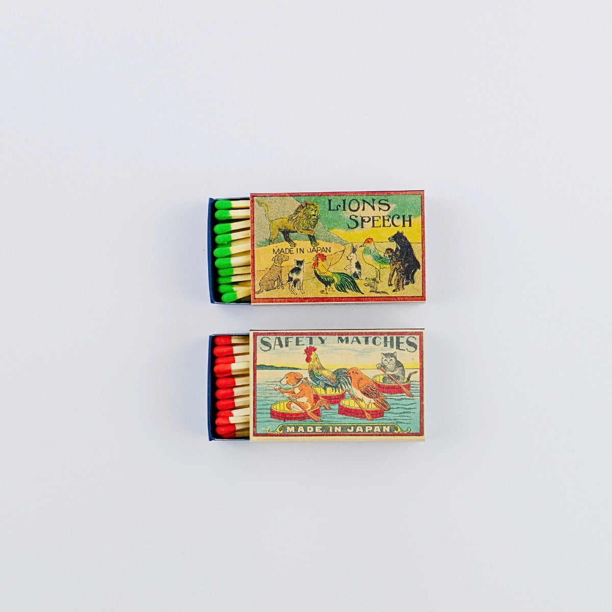 MDF Assorted Retro Matches - Whimsical Tales - Trade Pack of 6 Units