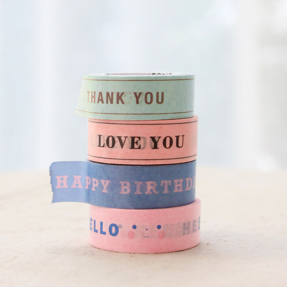 Iconic Masking Tape Message