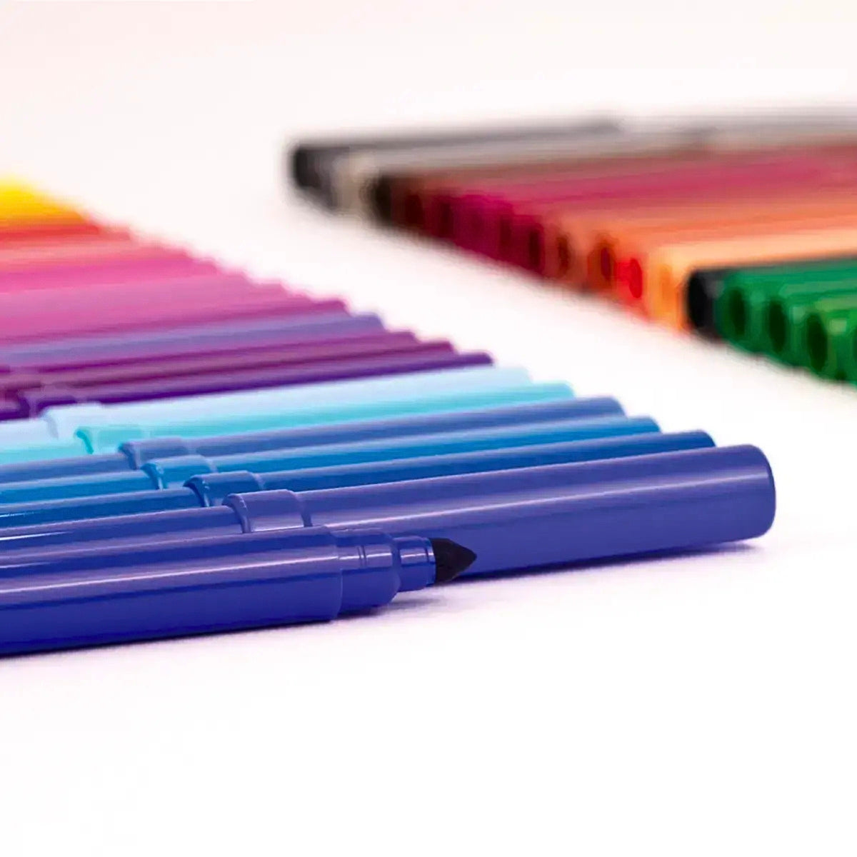 Milan Conical Tip Fibrepens (Set of 50 Colours)