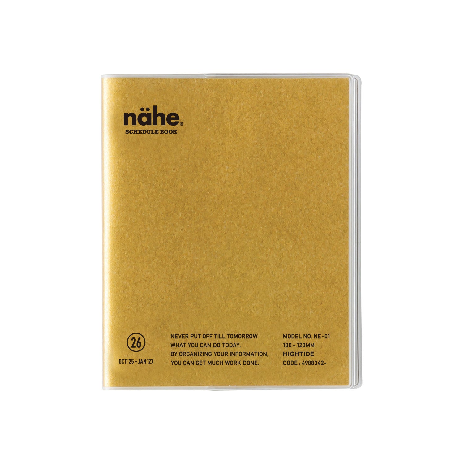 Hightide 2026 Nähe Square Monthly Planner