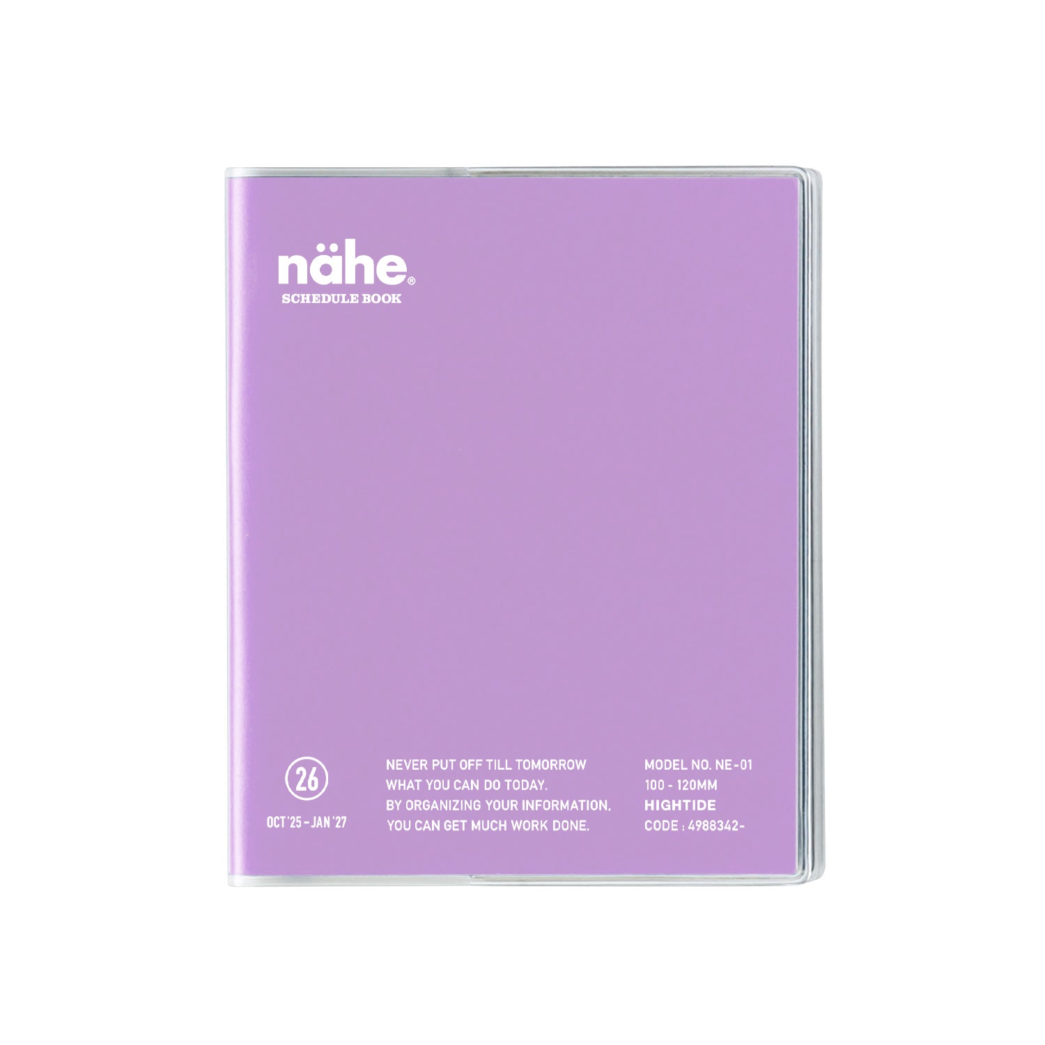 Hightide 2026 Nähe Square Monthly Planner