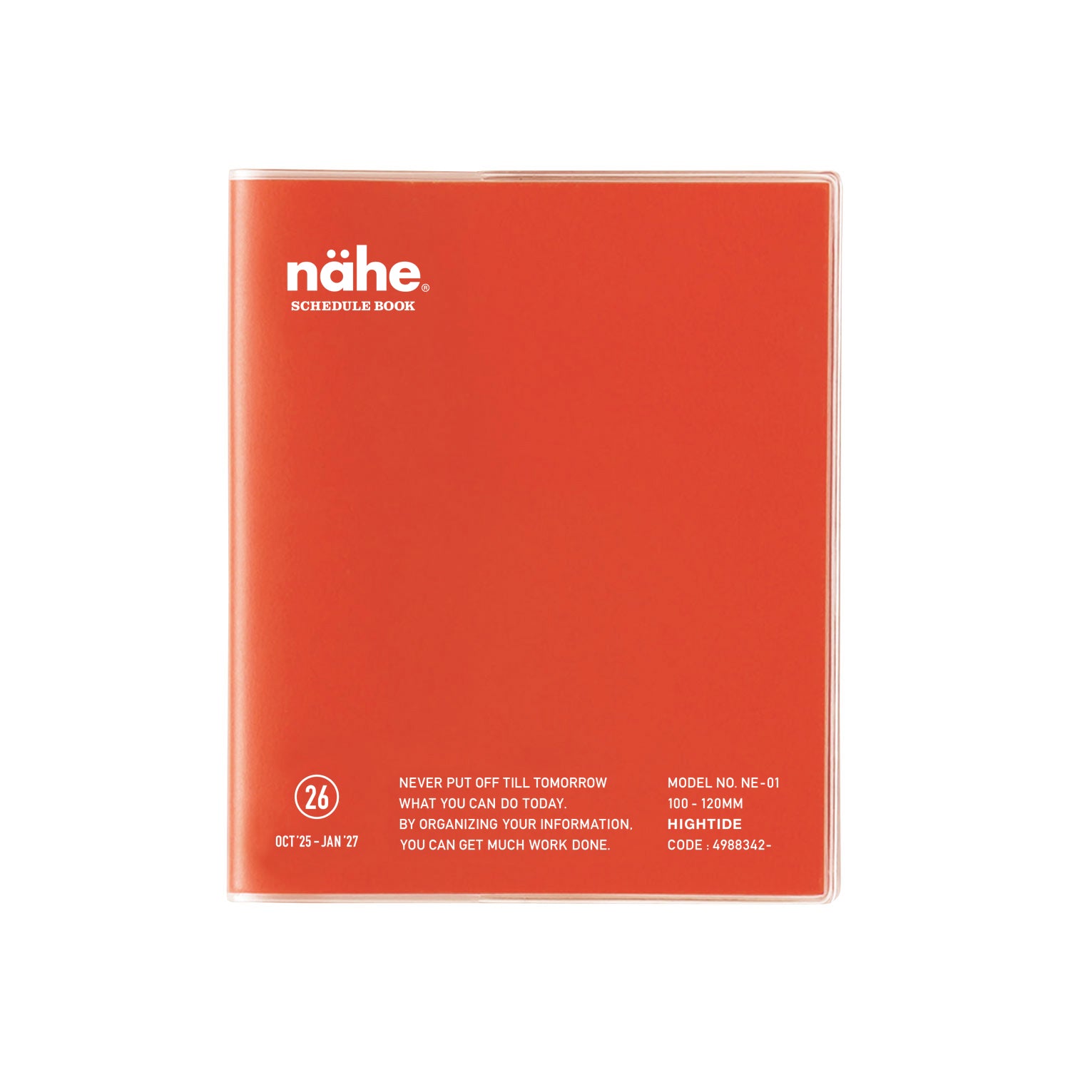 Hightide 2026 Nähe Square Monthly Planner