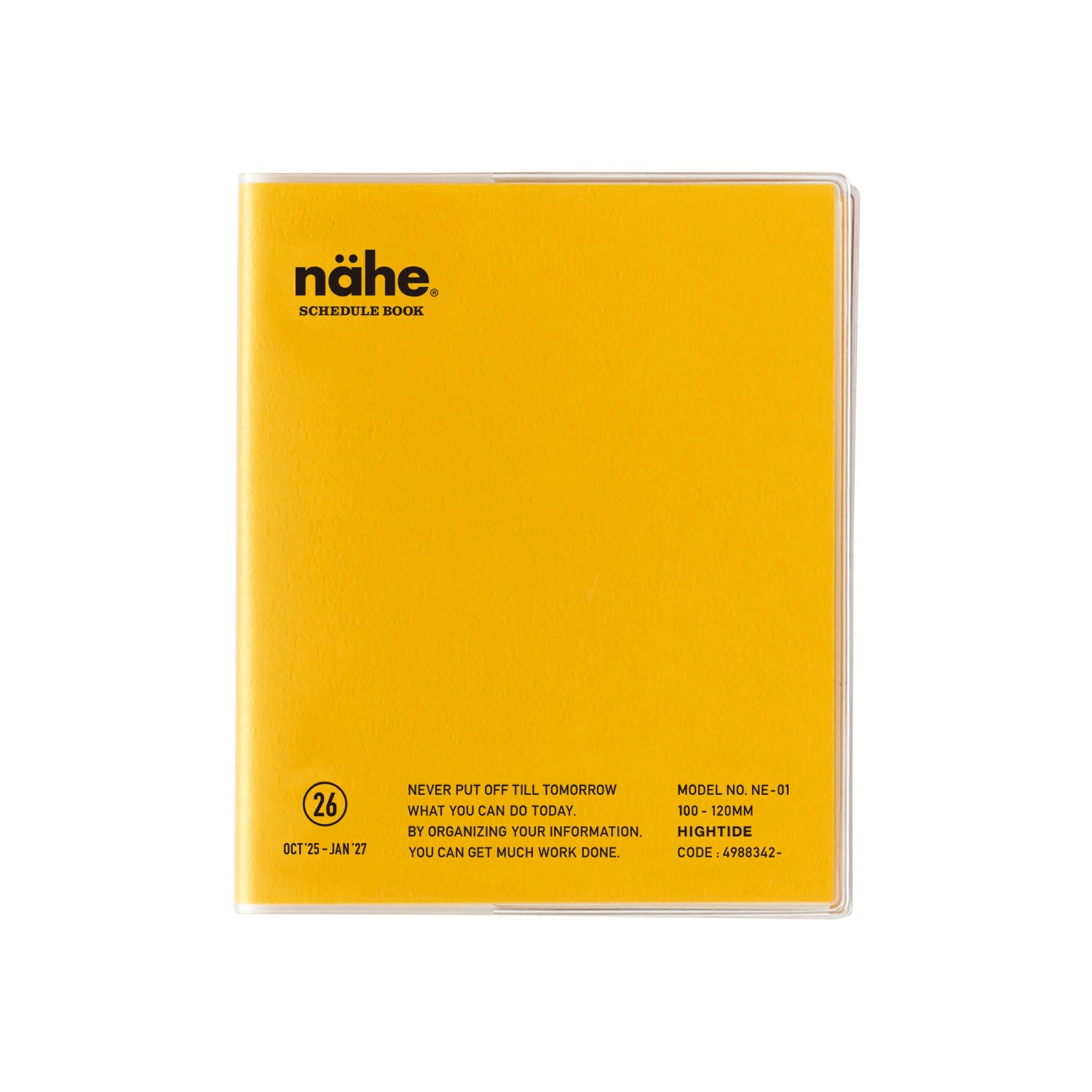 Hightide 2026 Nähe Square Monthly Planner