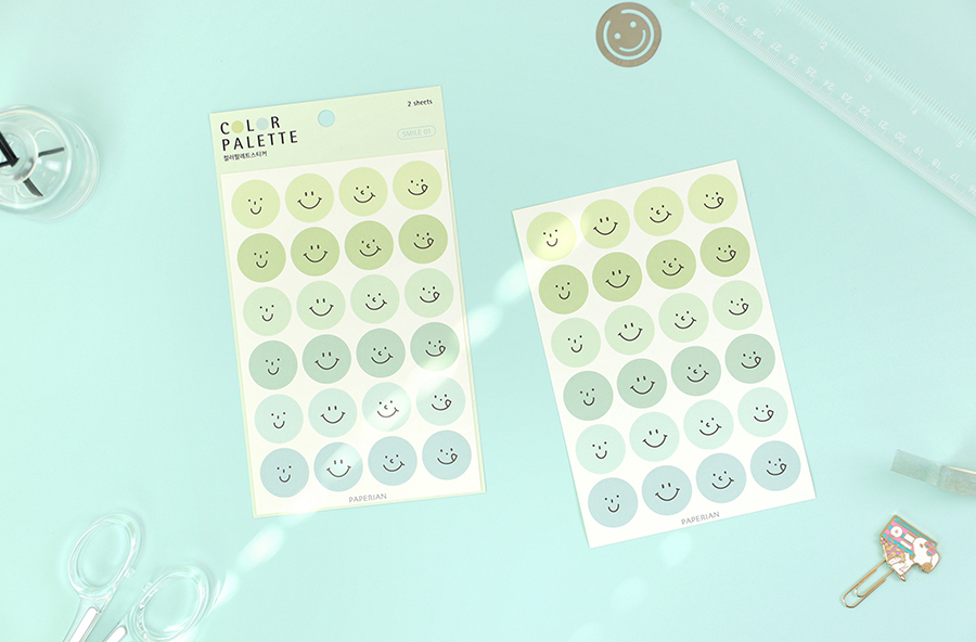 Paperian Colour Palette Stickers - Smile