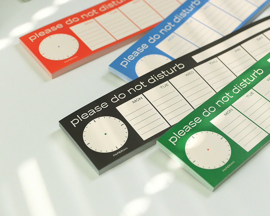 Paperian Do Not Disturb Memopad Weekly Pad