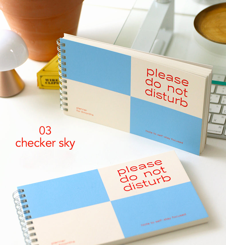 Paperian Do Not Disturb 6 Month Planner