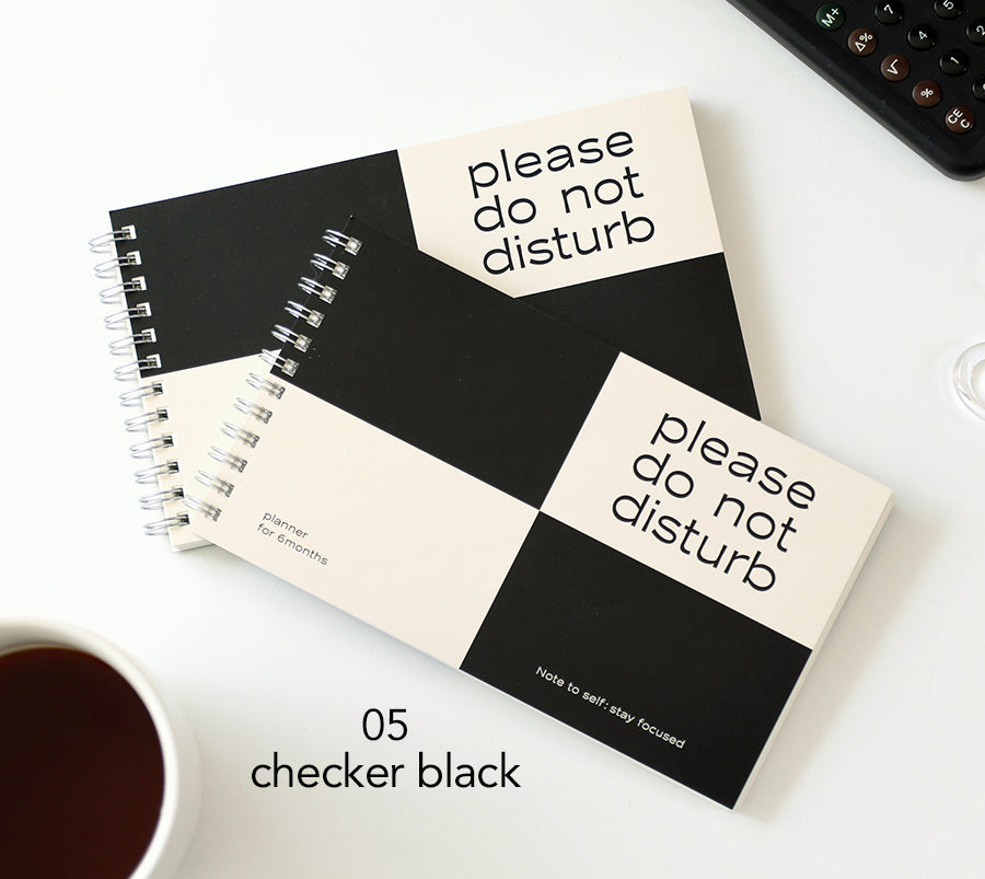 Paperian Do Not Disturb 6 Month Planner