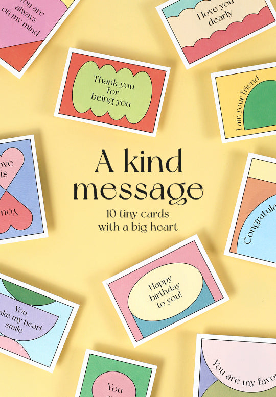 Paperian Kind Message Card Set (10 Cards)