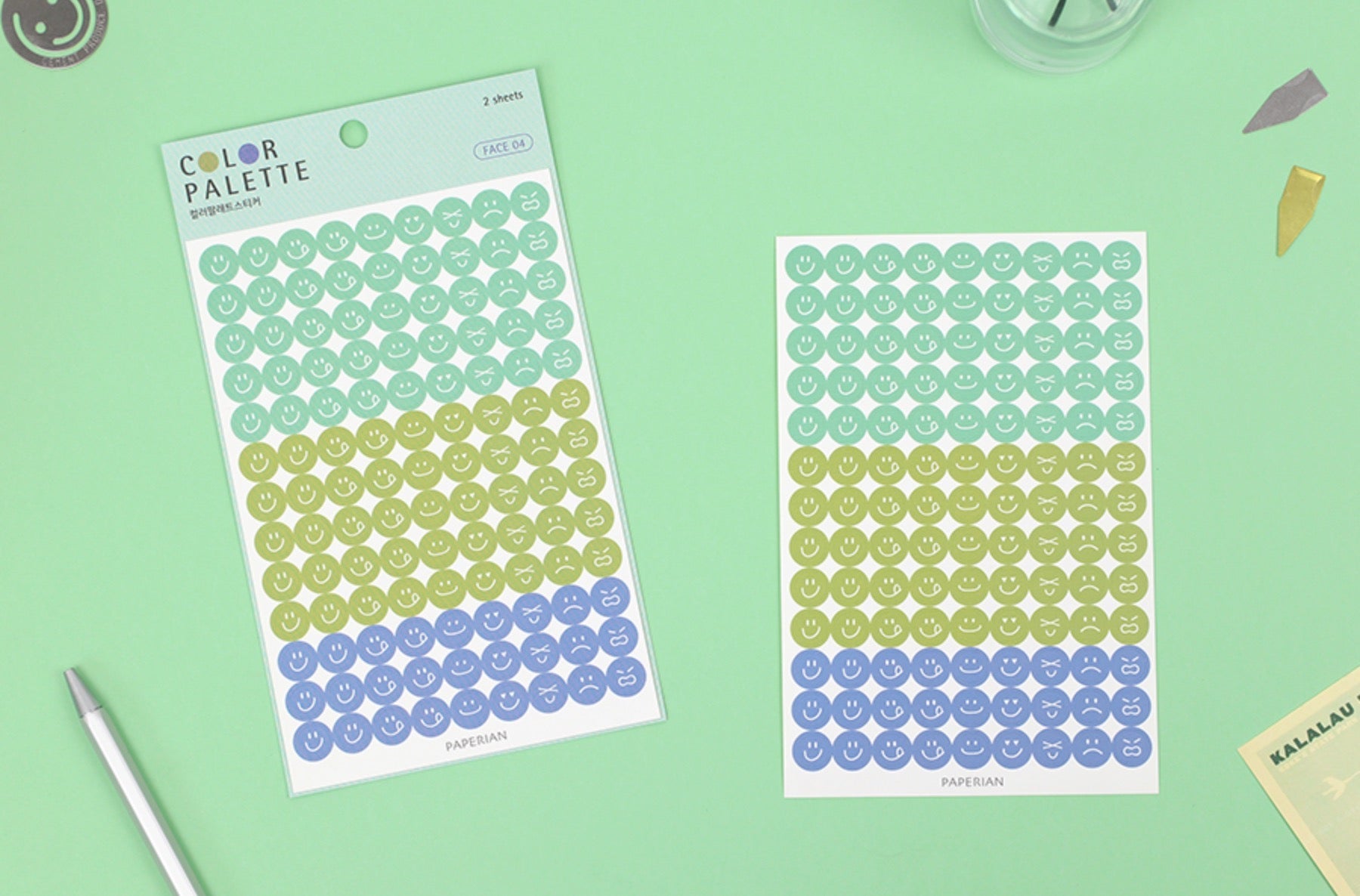 Paperian Colour Palette Stickers - Face