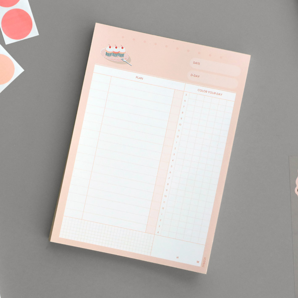 Iconic Daily Planner Memo Pad