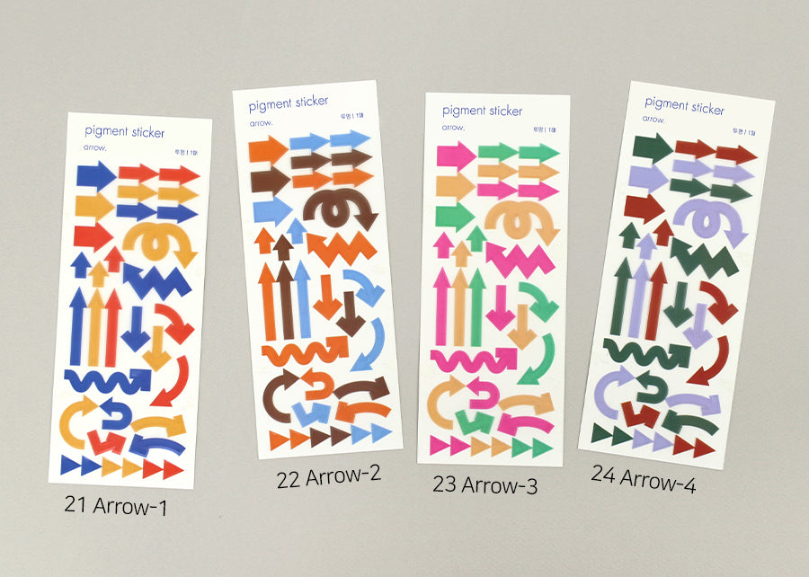 Paperian Pigment Sticker Transparent (Various Designs)