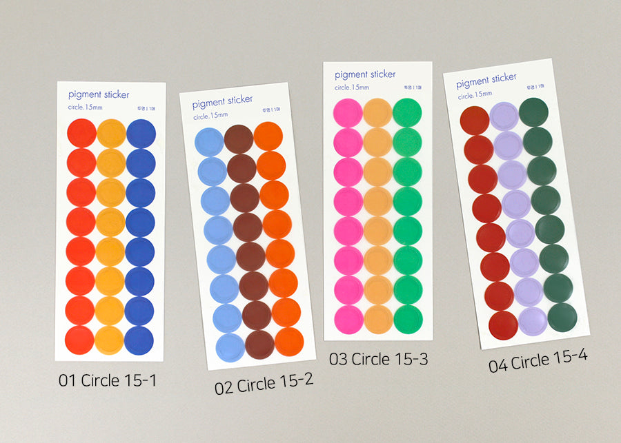 Paperian Pigment Sticker Transparent (Various Designs)