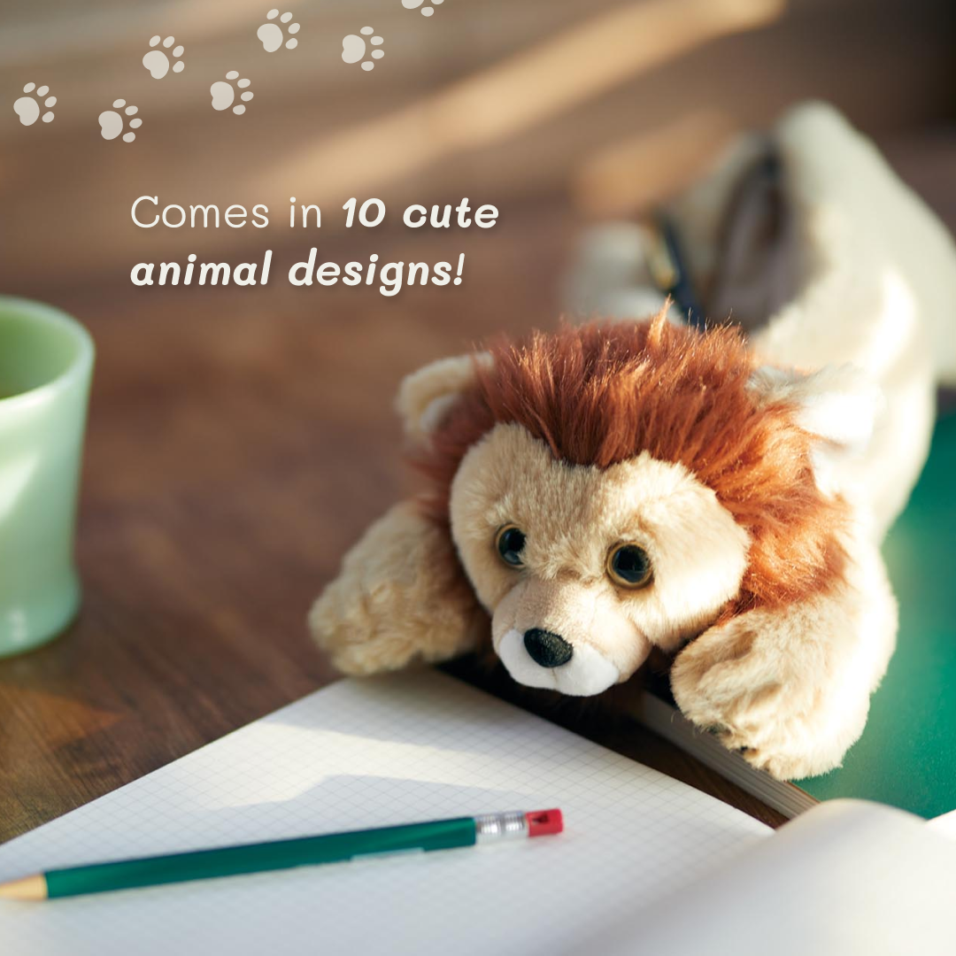 KING JIM Pouzoo Playful Animal Design Pen Pouch