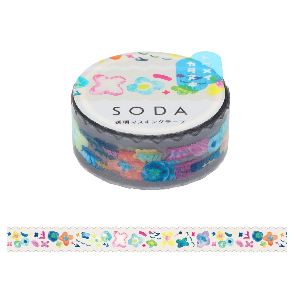 KING JIM SODA Die-Cut Masking Tape - (15mm)