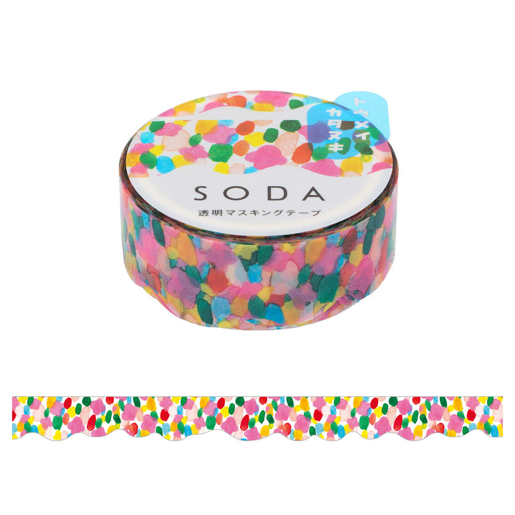 KING JIM SODA Die-Cut Masking Tape - (15mm)