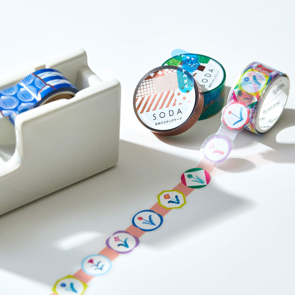 KING JIM SODA Die-Cut Masking Tape (20mm)
