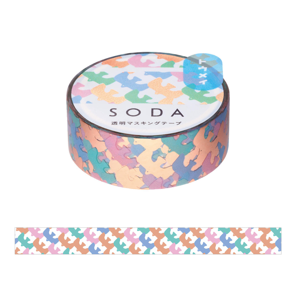 KING JIM SODA Foil Masking Tape (15mm)