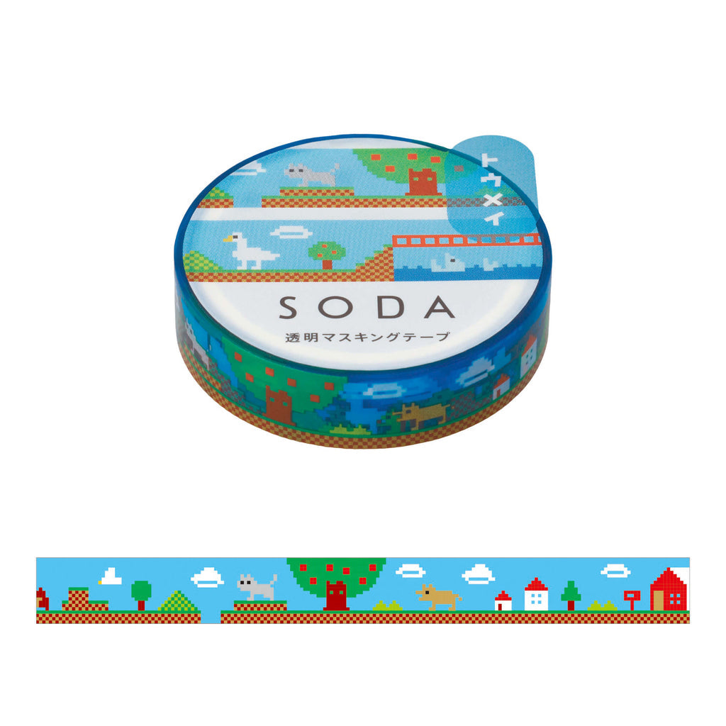 KING JIM SODA Film Masking Tape (10mm)