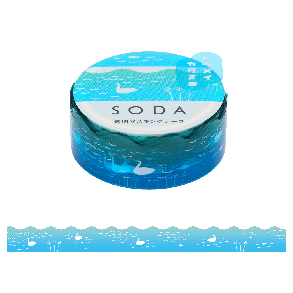 KING JIM SODA Die-Cut Masking Tape - (15mm)