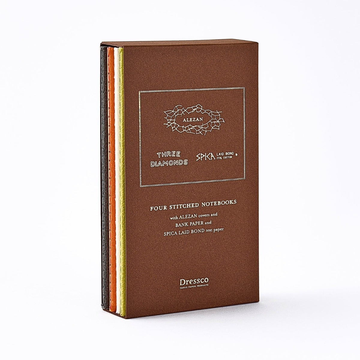 Takeo Dressco Stitched Notebook Book Case Set