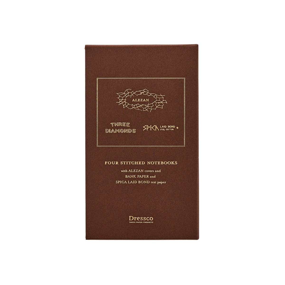 Takeo Dressco Stitched Notebook Book Case Set